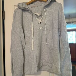 LOFT Soft Gray Knit Sweater